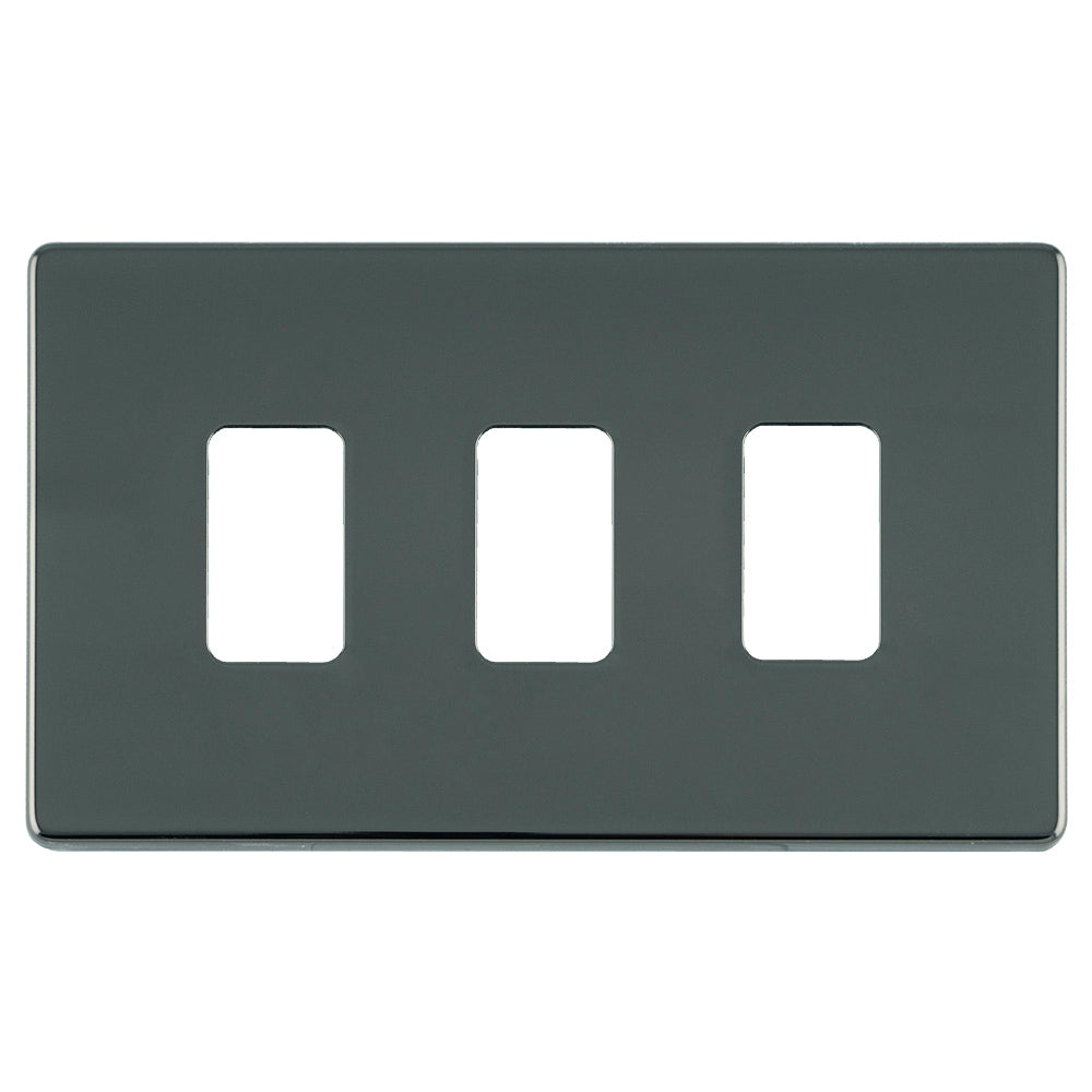 Skip to the beginning of the images gallery Concealed 3mm 1 - 12 Gang Grid Plates