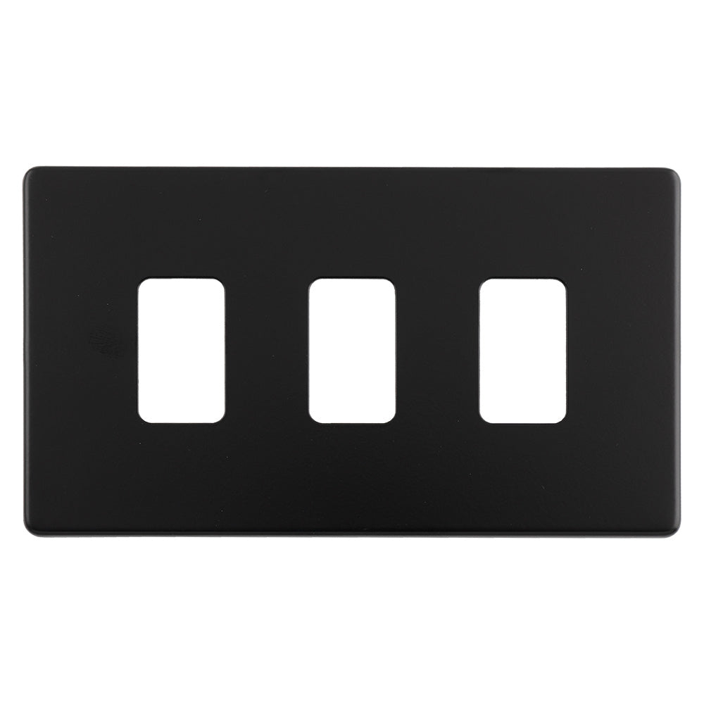 Skip to the beginning of the images gallery Concealed 3mm 1 - 12 Gang Grid Plates