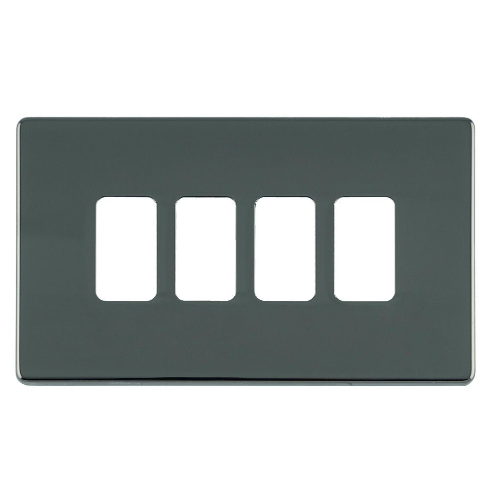 Skip to the beginning of the images gallery Concealed 3mm 1 - 12 Gang Grid Plates