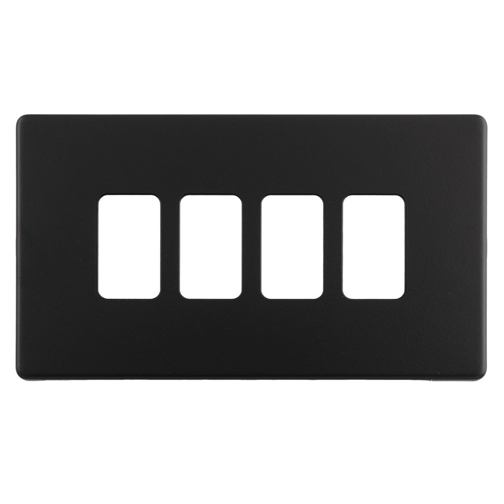 Skip to the beginning of the images gallery Concealed 3mm 1 - 12 Gang Grid Plates