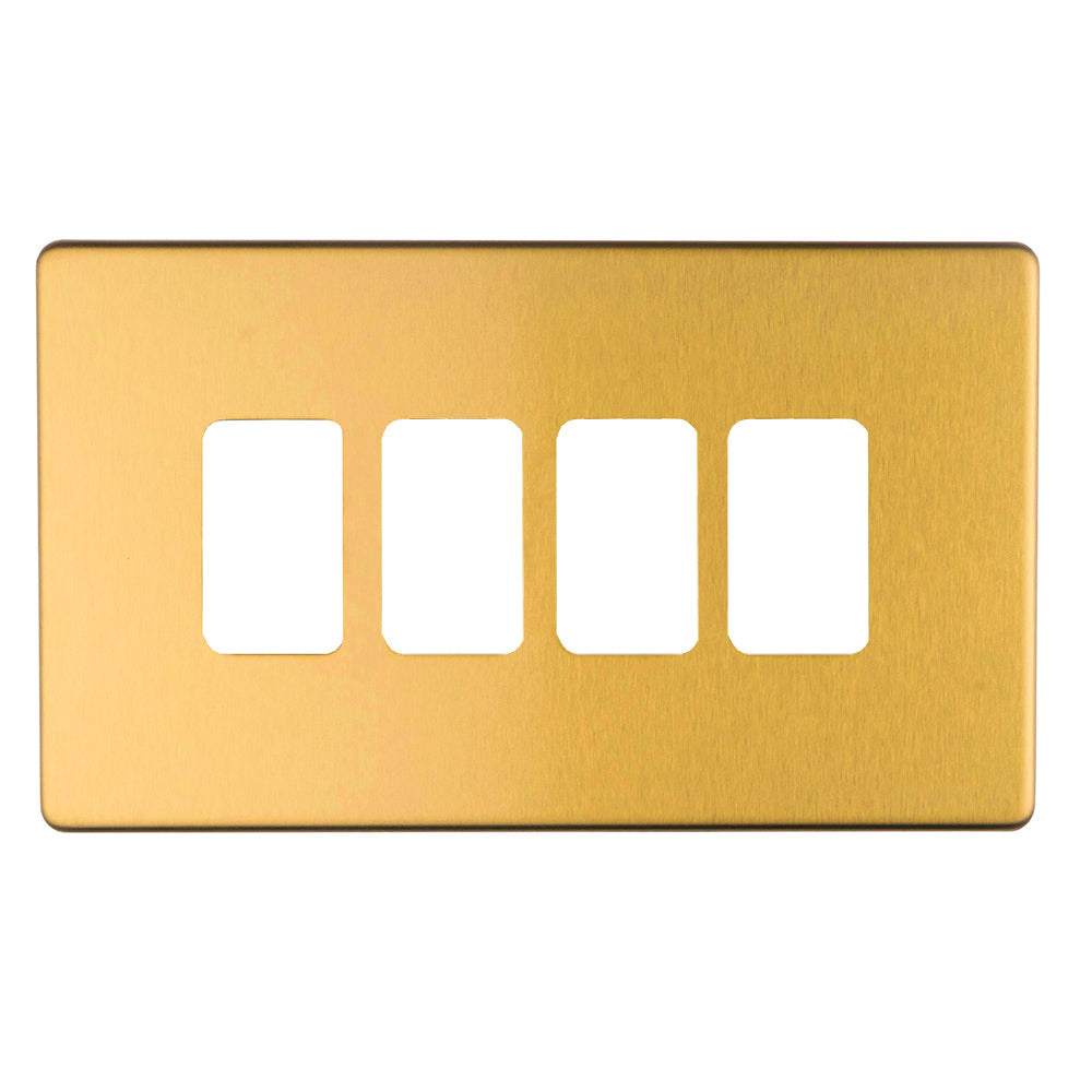 Skip to the beginning of the images gallery Concealed 3mm 1 - 12 Gang Grid Plates