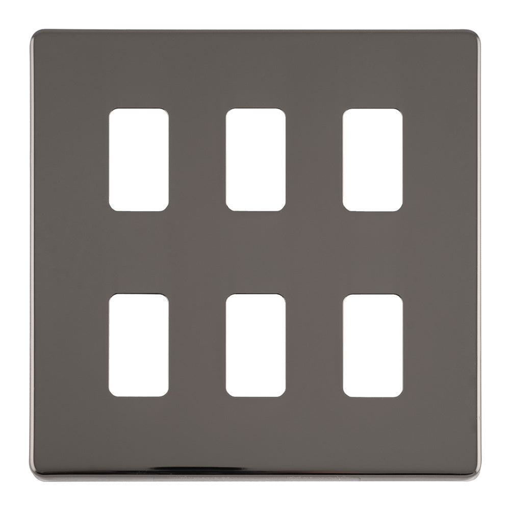 Skip to the beginning of the images gallery Concealed 3mm 1 - 12 Gang Grid Plates