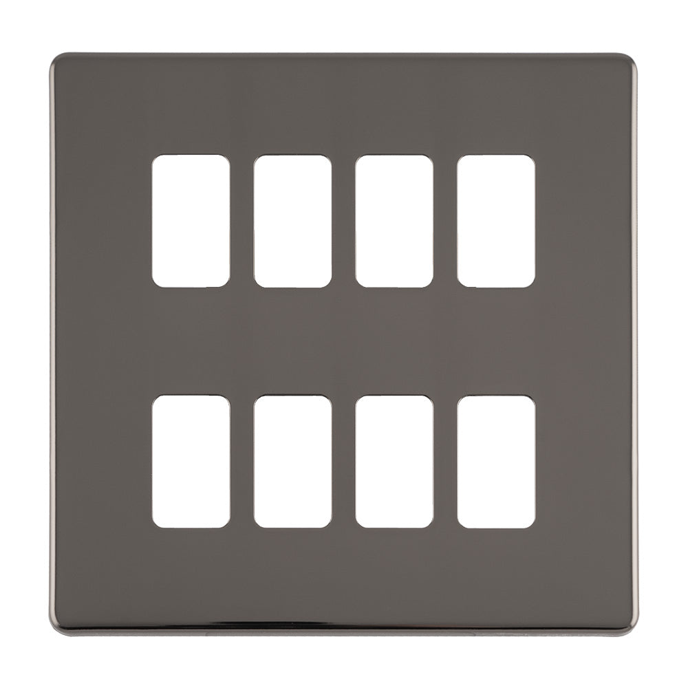 Skip to the beginning of the images gallery Concealed 3mm 1 - 12 Gang Grid Plates