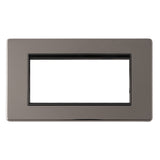 Concealed 3mm 4 Gang Module Frame