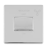 Concealed 3mm Fan Isolator Switch