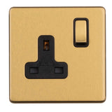 Concealed 3mm 1 Gang Socket