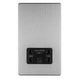 Concealed 3mm Shaver Socket