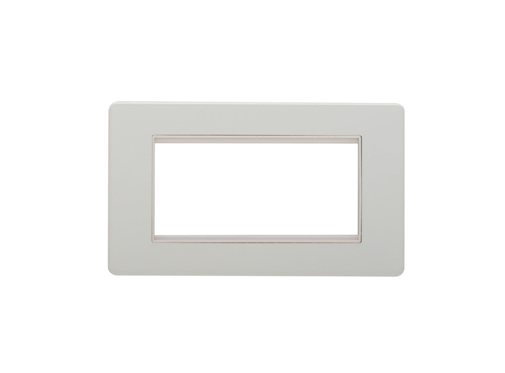 Concealed 3mm 4 Gang Module Frame