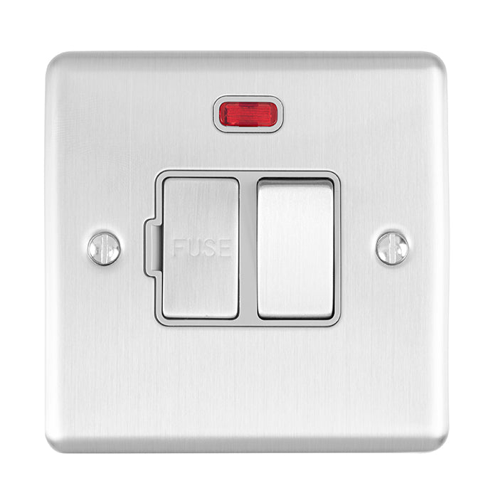 13Amp DP Switched Fuse Spur with Neon Indicator