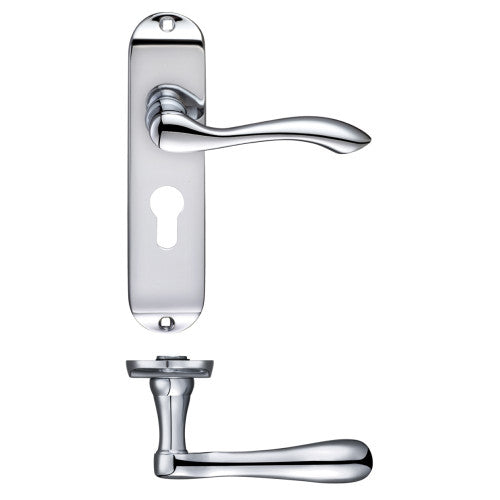 Arundel Lever Euro Lock (47.5mm c/c) Furniture - Short Plate 175 x 42mm