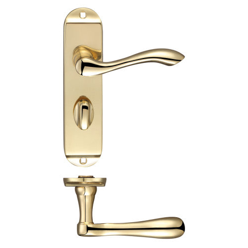 Arundel Lever Bathroom (57mm c/c) Furniture - Short Plate