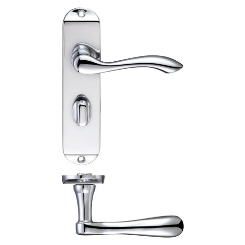 Arundel Lever Bathroom (57mm c/c) Furniture - Short Plate