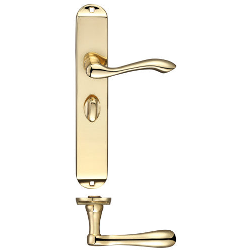 Arundel Lever Bathroom (57mm c/c) Furniture - Long Plate