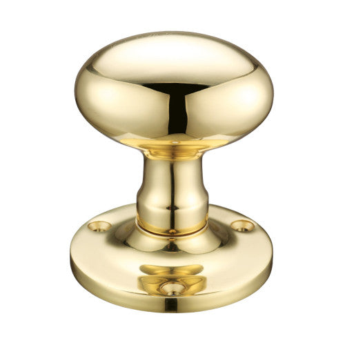 Oval Mortice Knob Furniture 62.5mm Rose dia.