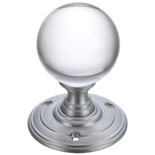 Glass Ball Mortice Knob - 55mm