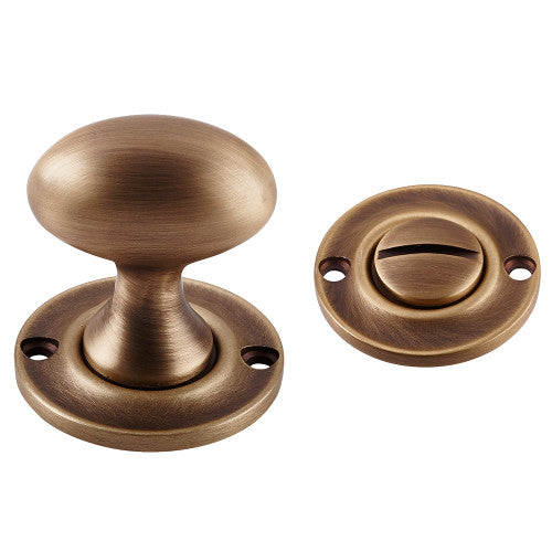 Oval Thumb Turn with Coin Release - 5mm spindle