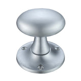 Oval Mortice Knob Furniture 60mm Rose dia.