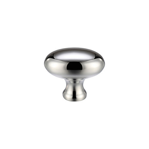 Oval Cupboard Knob 32mm dia