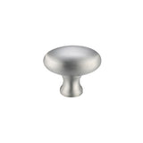 Oval Cupboard Knob 32mm dia