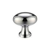 Oval Cupboard Knob 38mm dia.