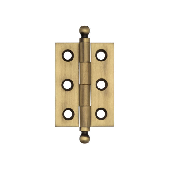 Hoxton Brass Finial Cabinet Hinges