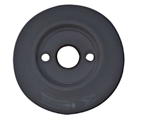 Replacement Roses for Porcelain Door Knobs 60mm dia Black