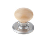 Jedo Pine Mortice Door Knobs Satin Nickel