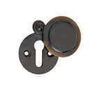 Jedo Round Covered Escutcheon 32mm Antique Brass