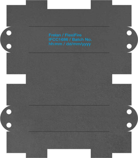 Kit for CH100 concealed hinge FD 60min 2mm