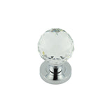 Jedo Faceted Glass Mortice Knob