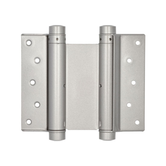 Double Action Steel Spring Hinges 125mm Grey