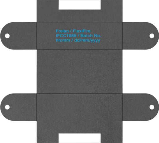 Kit for CH60 Concealed hinge FD 30min 1mm