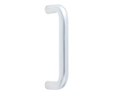 Aluminium 19mm D Shape Pull Handle Bolt Through Fixing SAA Finish