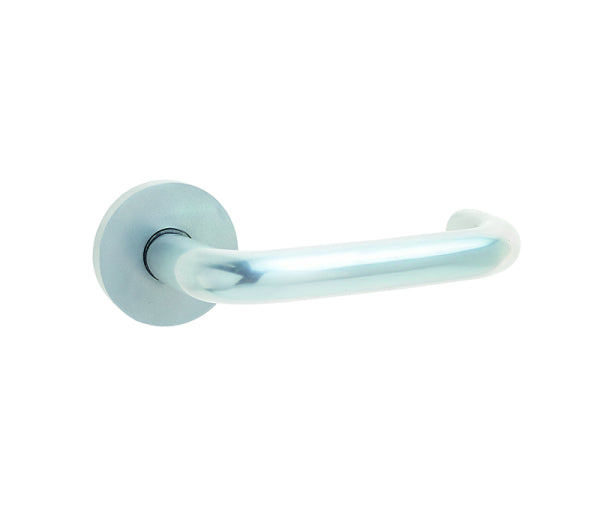 19mm Round Bar Handle on Rose Satin Anodised Aluminium