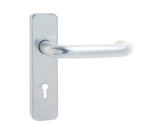 Aluminium 19mm Round Bar Lever on Plate