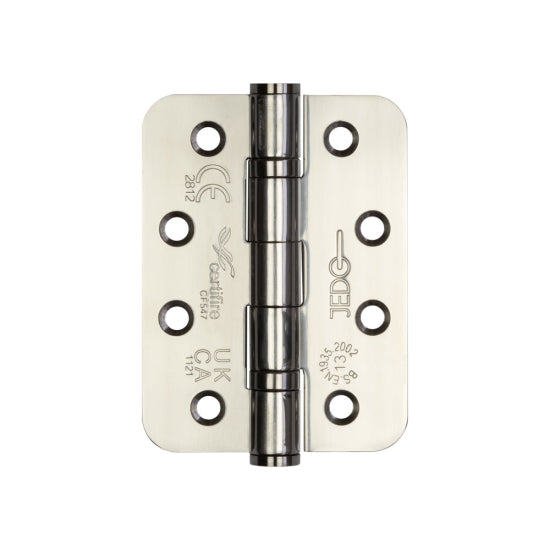 Jedo Stainless Steel Grade 13 Radiused Ball Bearing Hinges 102x76mm