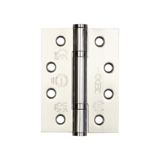 Jedo Stainless Steel Grade 13 Polymer Bearing Hinges 3 Knuckle 102mmx76mm
