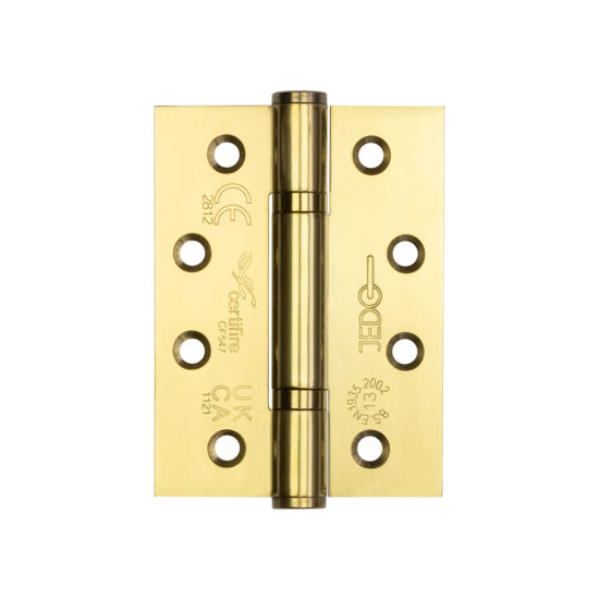 Jedo Stainless Steel Grade 13 Polymer Bearing Hinges 3 Knuckle 102mmx76mm