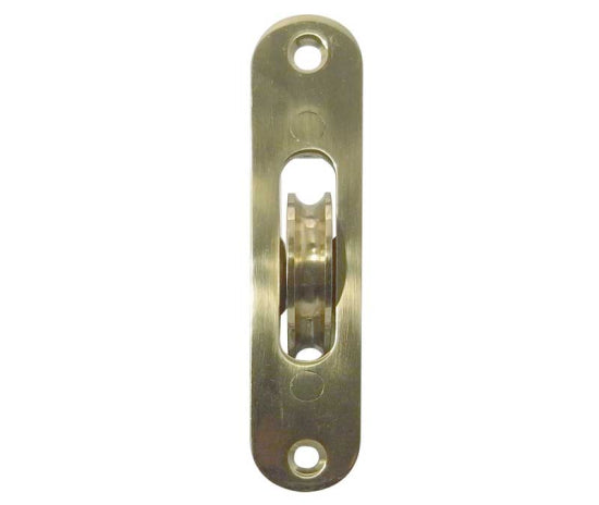 Jedo Sash Pulley with Radius Plate