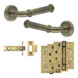 Complete Classic Door Handle Pack - Internal Doors - Antique Brass