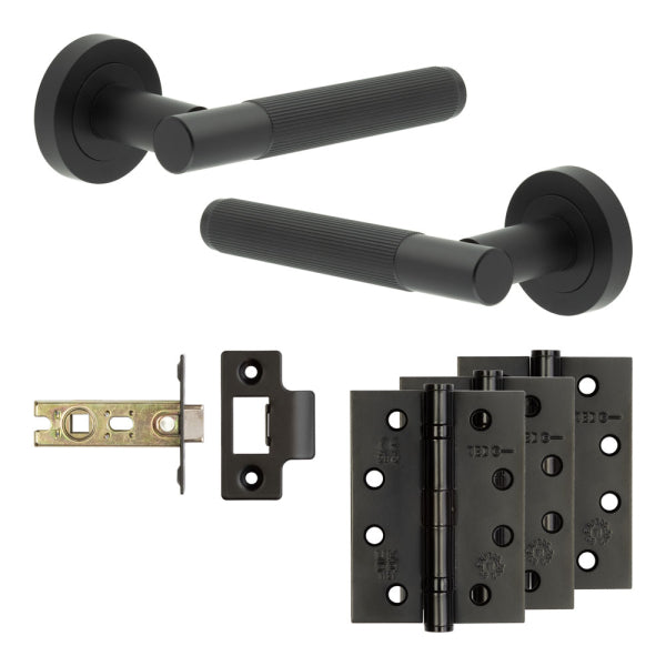 Complete Venice Door Handle Pack - Internal Doors - Black