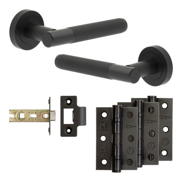 Complete Venice Door Handle Pack - Internal Doors - Black
