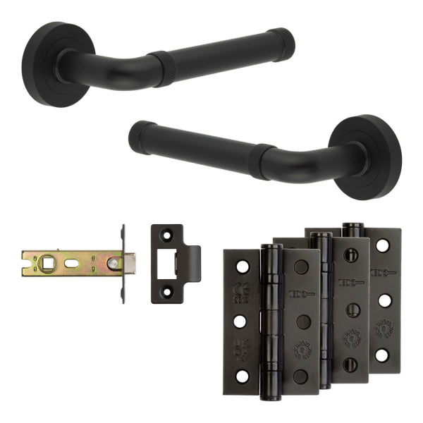 Complete Midtown Door Handle Pack - Internal Doors - Black