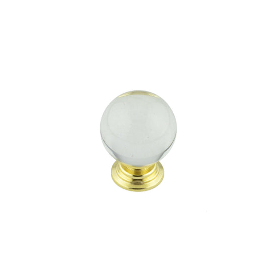 Jedo Clear Glass Cupboard Knobs