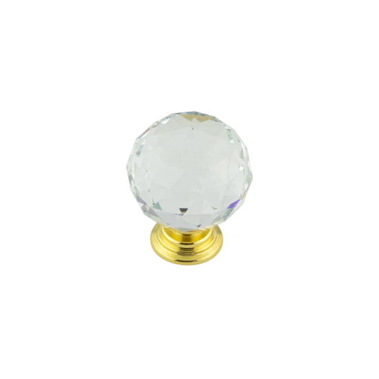 Jedo Faceted Glass Cabinet Knob