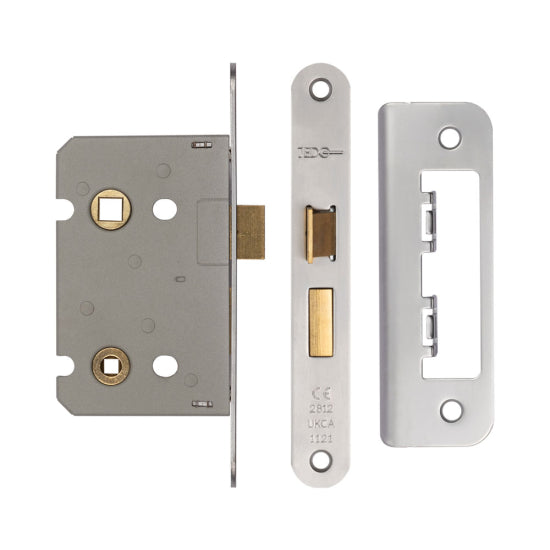 Jedo Kontrax Bathroom locks with Radiused Forend & Strike Plate