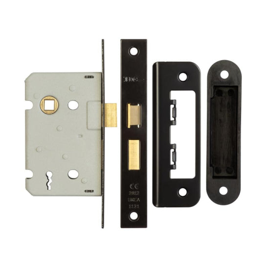 Jedo Kontrax 2 Lever Sashlocks with Square Forend & Radiused Strike Plate
