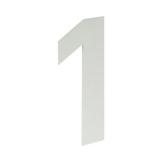 Numerals Satin Stainless Steel Finish