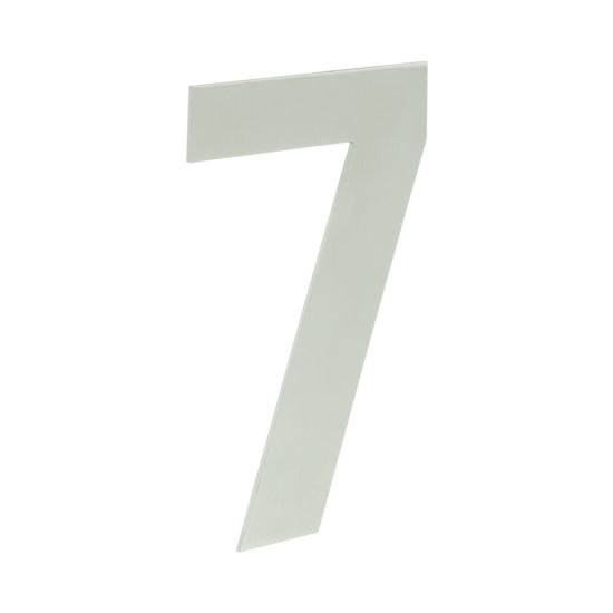 Numerals Satin Stainless Steel Finish