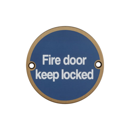 Stainless Steel Fire Door Locked